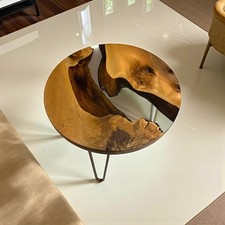 Tavolo rotondo in legno resina