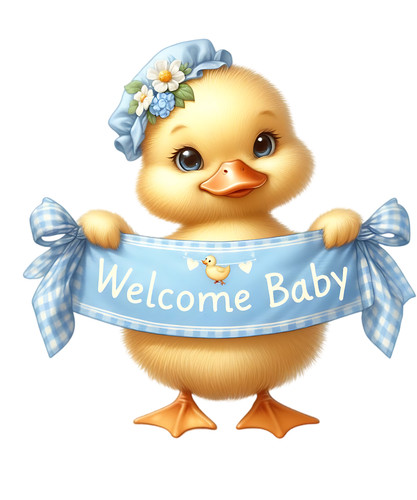Adesivi auto welcome baby - x,