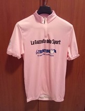 MAGLIA, CASCO e PIN -  100 ANNI GAZZETTA - 3^ PEDALATA ROSA 1996 - taglia XL
