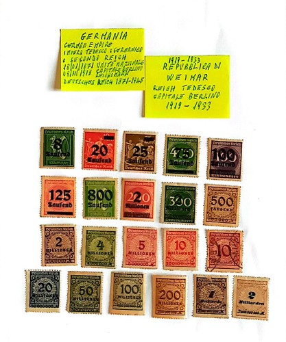 Francobolli 1923 germania - 21,
