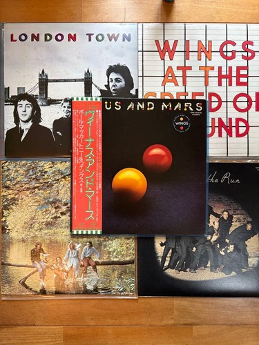 Paul mccartney wings 5lp set - wings,
