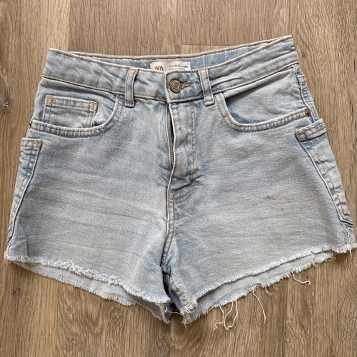 Zara pantaloncino denim blu - zara,