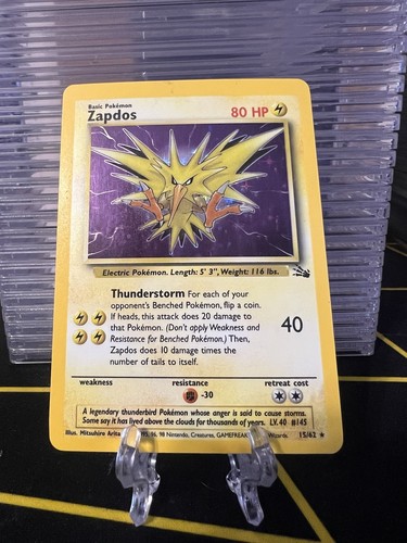 Zapdos fossil holo - zapdos, 15/62
