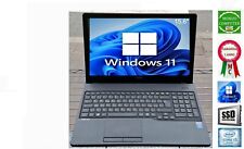 COMPUTER PORTATILE FUJITSU A555 CPU INTEL CORE  i5 5200U SSD WINDOWS 11