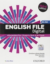 ENGLISH FILE DIGITAL B1/B2 INTERMEDIATE PLUS STUDENT'S BOOK & WORK 9780194501163