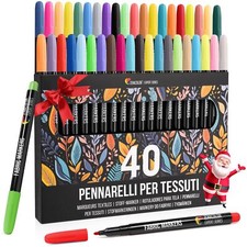40 Pennarelli per Tessuti e