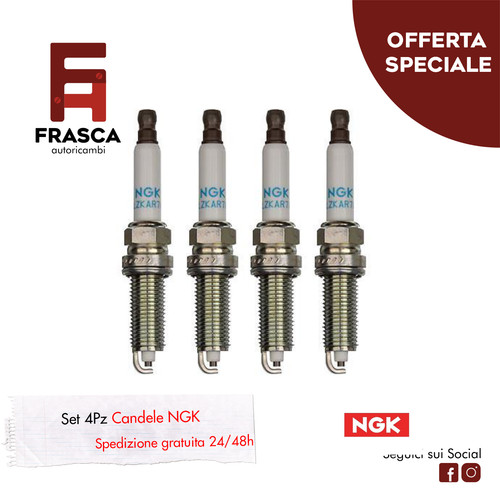 Candele pezzi ngk dacia - candele,