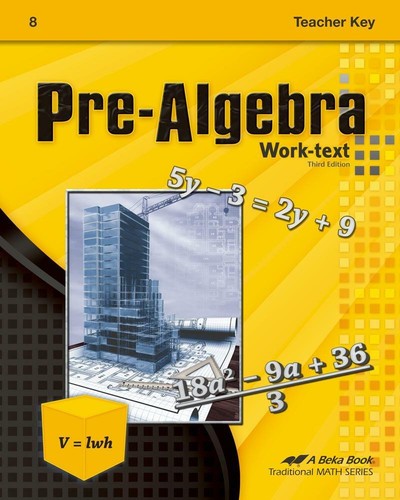 Abeka pre algebra teacher - abeka,