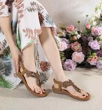 sandali donna bassi beige