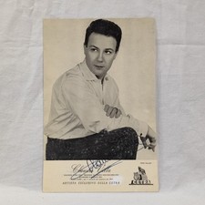 CLAUDIO VILLA cartolina promozionale con autografo originale