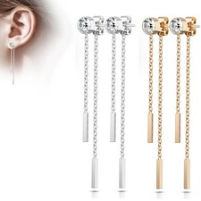 Orecchini in acciaio inox