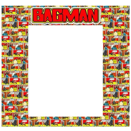 Adesivo bagman arcade monitor - adesivo,