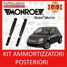 KIT COPPIA 2 AMMORTIZZATORI POSTERIORI MONROE PER FIAT 500 (312) DAL 2007 IN POI