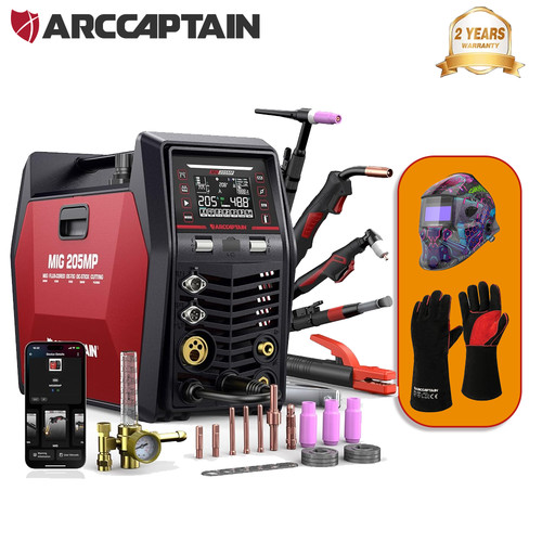 Saldatrice arccaptain mig205mp - arccaptain,