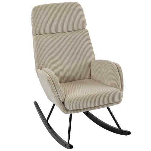 Homcom sedia dondolo con - a,