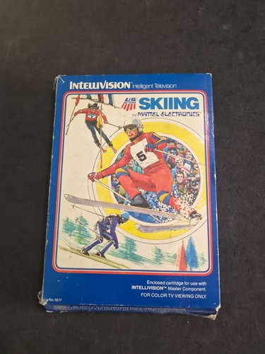 Skiing intellivision mattel - intellivision,