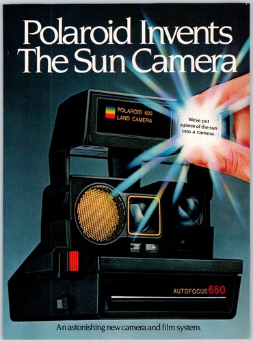 Polaroid sun camera - sun,