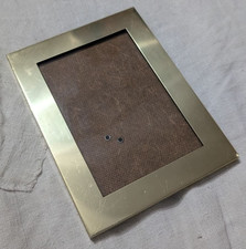 CORNICE PORTAFOTO DA TAVOLO METALLO VETRO  VINTAGE 16,5x12,5x1 cm