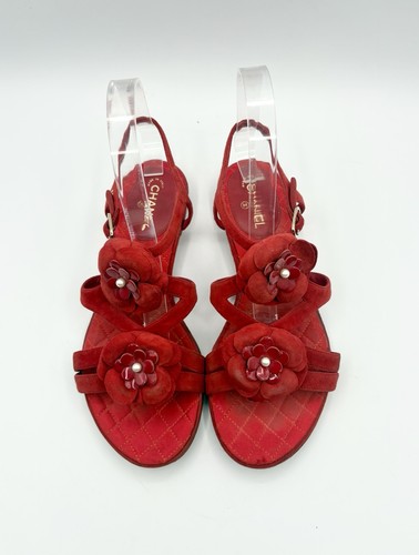 Sandali chanel rossi - chanel,