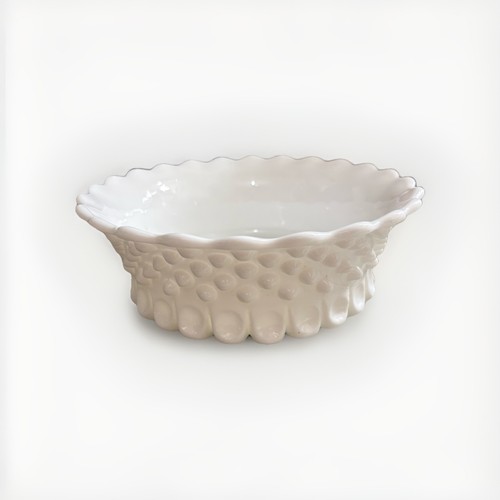 Vintage fenton bianco vetro - fenton,