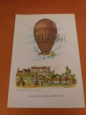 Cartolina aerostato giacomo - aerostato,