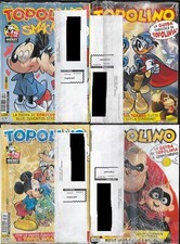 Lotto 4 albi Topolino n
