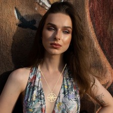  Compass Pendant Ciondolo