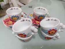 Thun Set 6 Tazzine Con Piattino "Caffè Al Volo" 