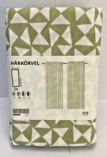 Tende IKEA HARKORVEL, 1 paio, verde, 145 x 300 cm HÅRKÖRVEL NUOVE