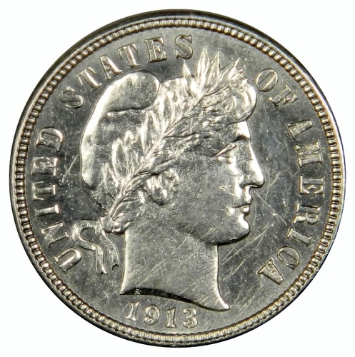 1913 barber dime - 1913,