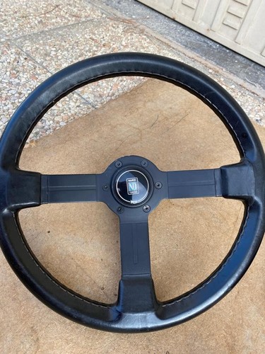 Volante nardi nero - in, pelle