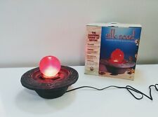 Black Planet ~ Fontana da tavolo x interni con sfera e piatto con luce Silk Road