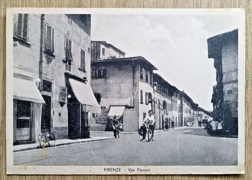 Cartolina firenze via - di, ,via
