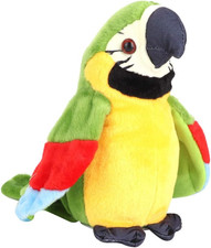 Pappagallo Giocattolo per Bambini Parla Parlando Record Pappagallo Ripete Quello