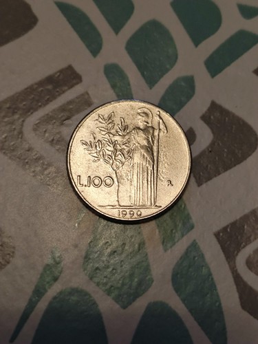 100 lire piccole 1990 - piccole, minerva