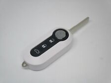 COVER CHIAVE COMPLETA FIAT 500 PUNTO PANDA BRAVO LANCIA DELTA YPSILON BIANCO