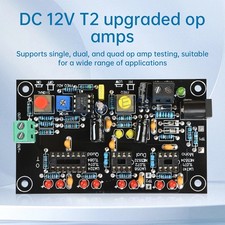DC12V T2 Aggiornato Amplificatore Operativo Tester Alto/Basso Singolo Doppio Quad Op Amps