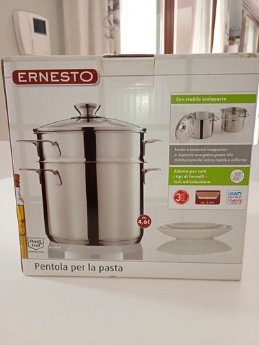 Pentola con scolapasta - scolapasta, in