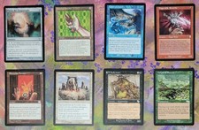  LOTTO 8 BELLE carte Magic the Gathering VINTAGE - da COLLEZIONE - VEDI L'ELENCO