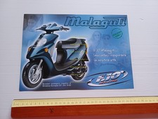 Malaguti 50 F10 Jetline catalizzato anni 90 depliant scooter italiano originale