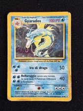 POKEMON - GYARADOS HOLO RARE 6/102 - Set Base - ITA - COND. POOR - Vintage