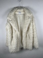 Subdued Giacca In Pelliccia Sintetica Taglia M Donna Bianco Panna Women Jacket