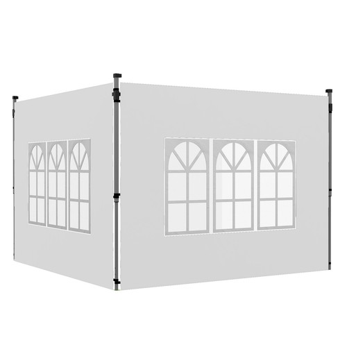 Outsunny pareti gazebo - outsunny, o