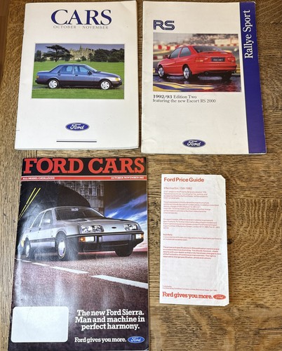 Brochure ford cars - ford, 1988