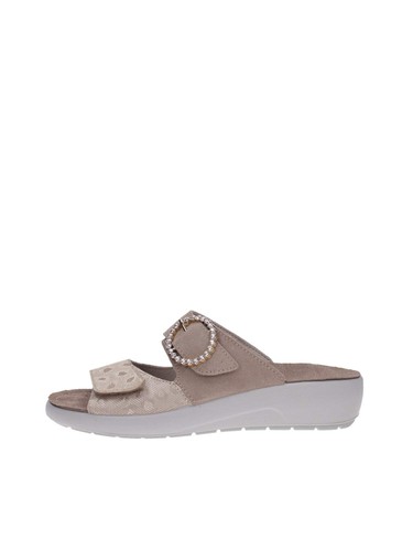 Melluso ciabatta pelle - pelle, donna
