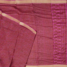 Sari Vintage Viola 100% Sete