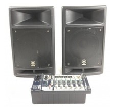 Kit Audio Yamaha StagePas 300 – Sistema PA portatile con mixer amplificato e 2 c