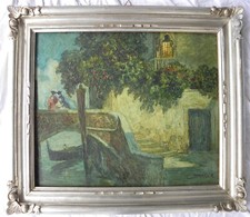 Rodolfo PAOLETTI (Venezia 1866 - Milano 1940) Maschere a Venezia tavola cm 50x70