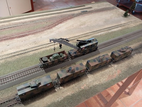 Roco set militare gru - roco,,