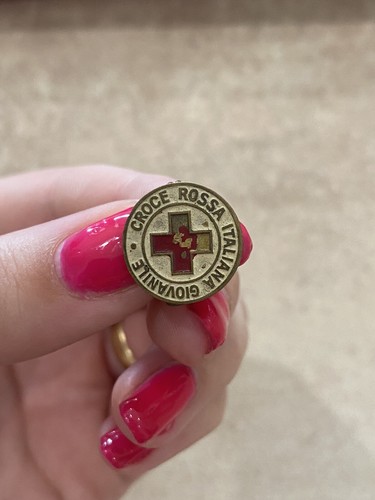 Medaglia spilla croce rossa - medaglia,